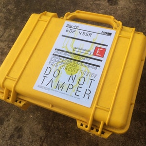 DO NOT TAMPER Cargo Stickers (4 pack) - Paper Stickers Death Stranding Inspired Cosplay Delivery Label Sam Porter Bridges Hideo Kojima