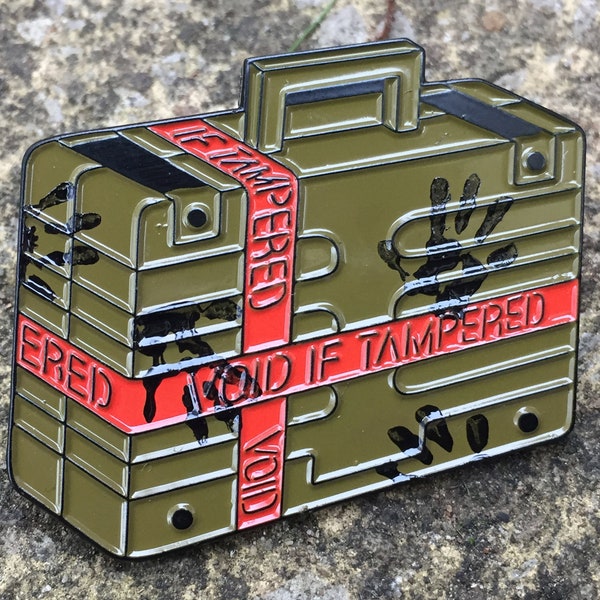 Sam's Damaged Cargo Enamel Pin - Limited to 100 numbered pieces - Death Stranding Inspired Metal Badge Limited Edition VOID IF TAMPERED Gift