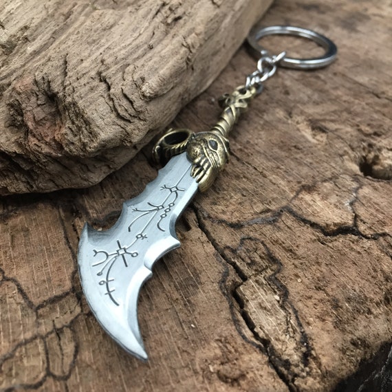 Kratos Weapon Blade of Olympus Model Metal Keyring Keychain – Leones  Marvelous Items