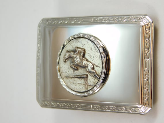 Silver Buckle for the Equestrian