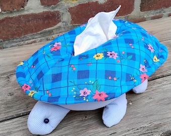Patron PDF Boîte à Mouchoirs Tortue, Tuto Couture Facile, Cadeau Fait Main DIY, Déco Table Originale, Rangement Mouchoirs Animal Tissu