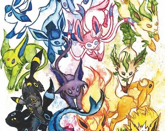 Completed Pokémon Eeveelutions Fan Art Designs - Media Chomp