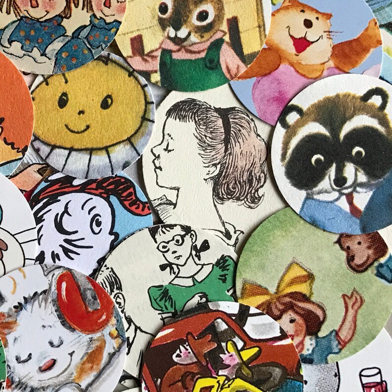 Children/'s Storybook Confetti Baby Shower Table Scatter Round Party Decor Mixed Picture Book with Bonus Extras