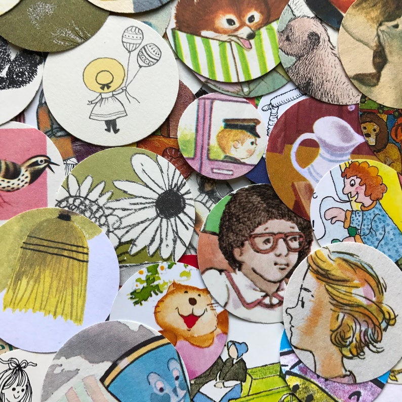 Children/'s Storybook Confetti Baby Shower Table Scatter Round Party Decor Mixed Picture Book with Bonus Extras
