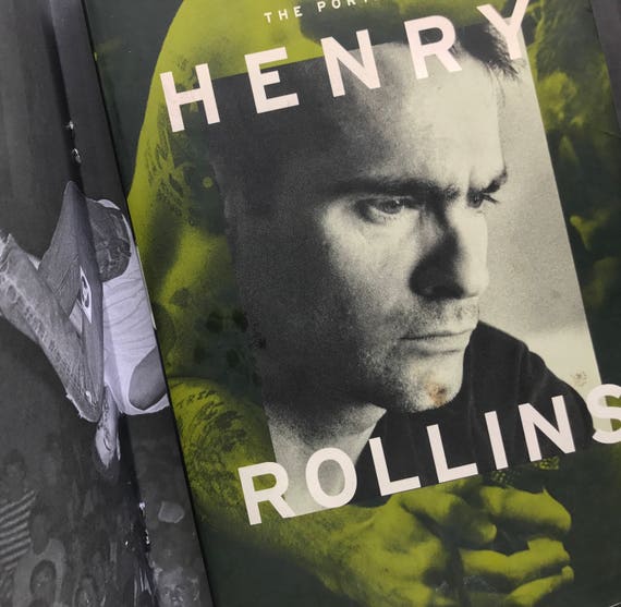 Henry Rollins Book The Portable Hr Punk Rock Black Flag Etsy