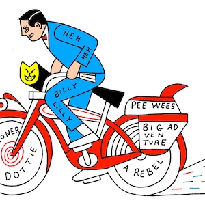 PeeWee&#39;s Big Adventure 11&#39;&#39;x17&#39;&#39; Print