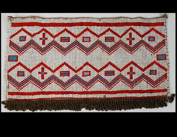 Kamba Glass Beaded Apron Kenya