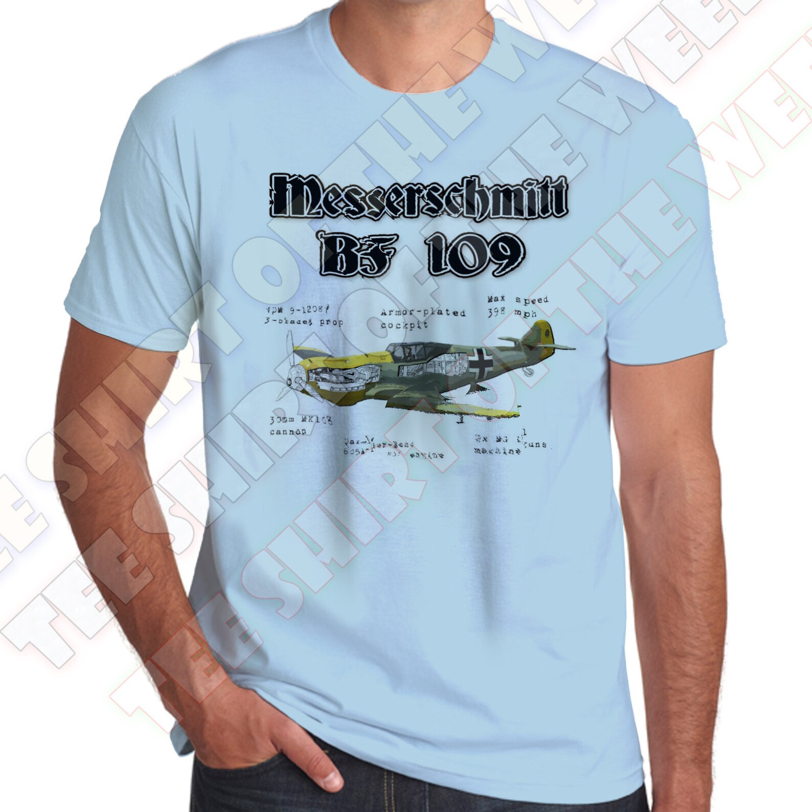 Messerschmitt BF 109 WW2 Luftwaffe Tshirt 100 Cotton 7 Etsy