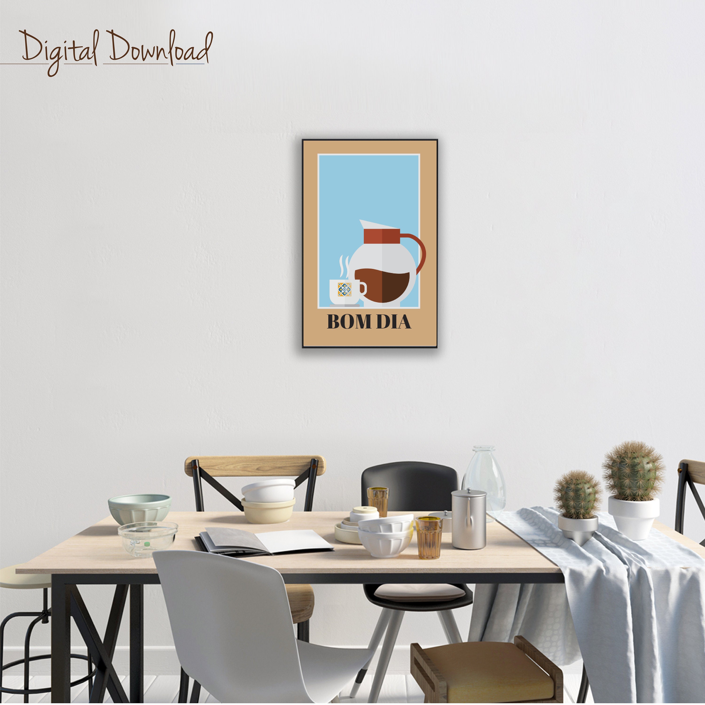 Bom Dia Coffee Poster INSTANT DOWNLOAD 11x17 - Etsy Bom Dia Coffee Poster INSTANT DOWNLOAD 11x17 - Etsy