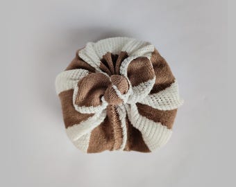 Fauna Tricot Turban, Handmade Knit Headwrap, All Sizes, Soft & Timeless