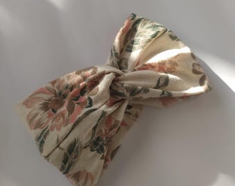 Floral Aiko - Elegant Handmade Turban for Women
