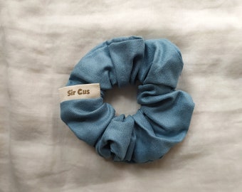 Stormy Blue scrunchie, Hair Tie, Hair Accessory