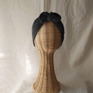 SCHWARZE SCHWIMMHÜLZE, Wasser-Turban, Pool-Strand-Schnelltrocknendes Kopftuch, Badekappe