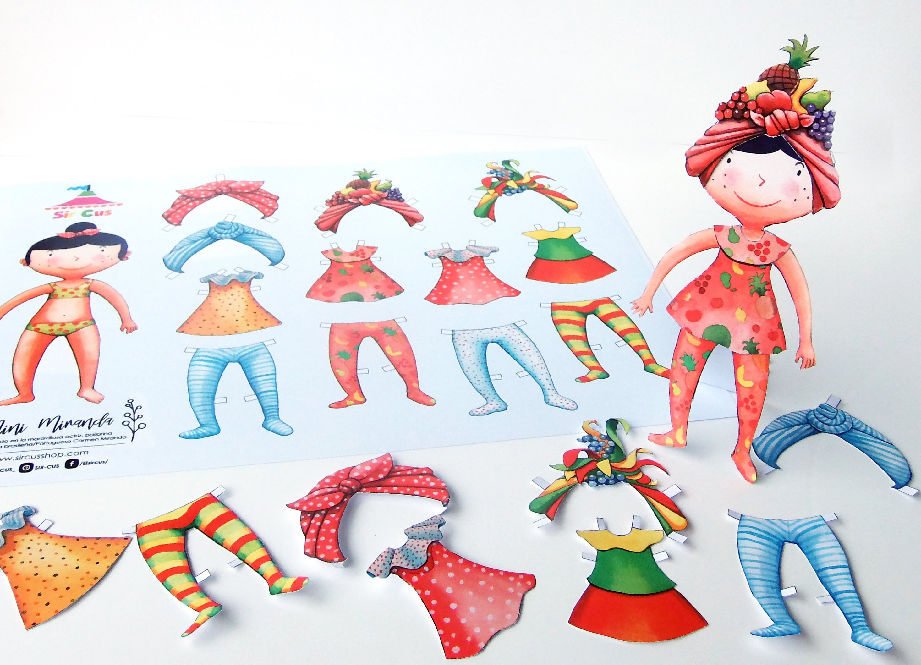 paper doll set