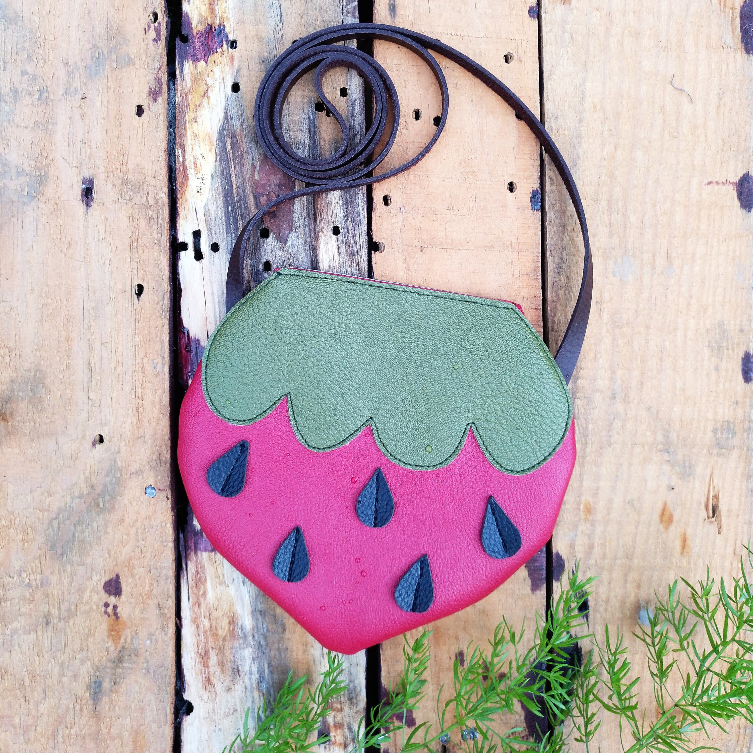 NEW Strawberry purse, Baby Purse, toddler purse, Little girl gift