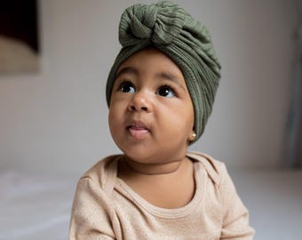 Laura, Winter Turban, Bow Turban, baby bow turban, turban, Bow Headband Hat, baby turban, Newborn hat, toddler turban, Gray turban