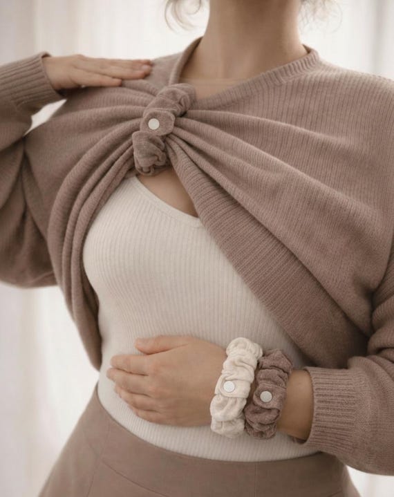 Set of 2 breastfeeding bracelets  | Nursing clothing holder