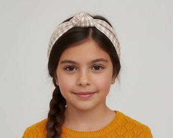 Handmade Vichy Headband - Boho Hair Accessory