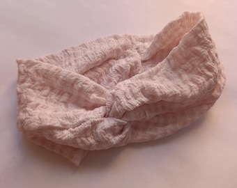 Aiko  Candy - Handmade Turban for Women,  Elegant Comfortable Headwrap, Stays in Place, Soft & Stretchy Fabric