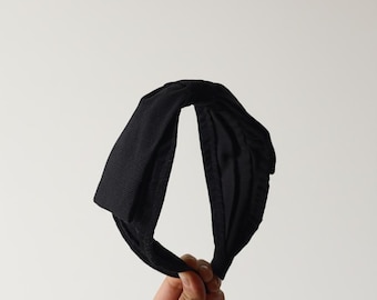 Black Bow Headband