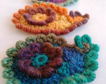 Paisley Bullion Flower Crochet Pattern - Step By Step Crochet Pattern PDF - Crochet Motif Pattern - How To Crochet Paisley - ItWasYarn