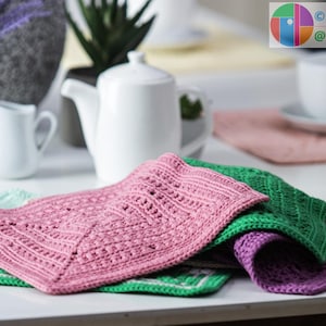 Relaxing Crochet Project – "February" Textured Square Pattern | Year Collection