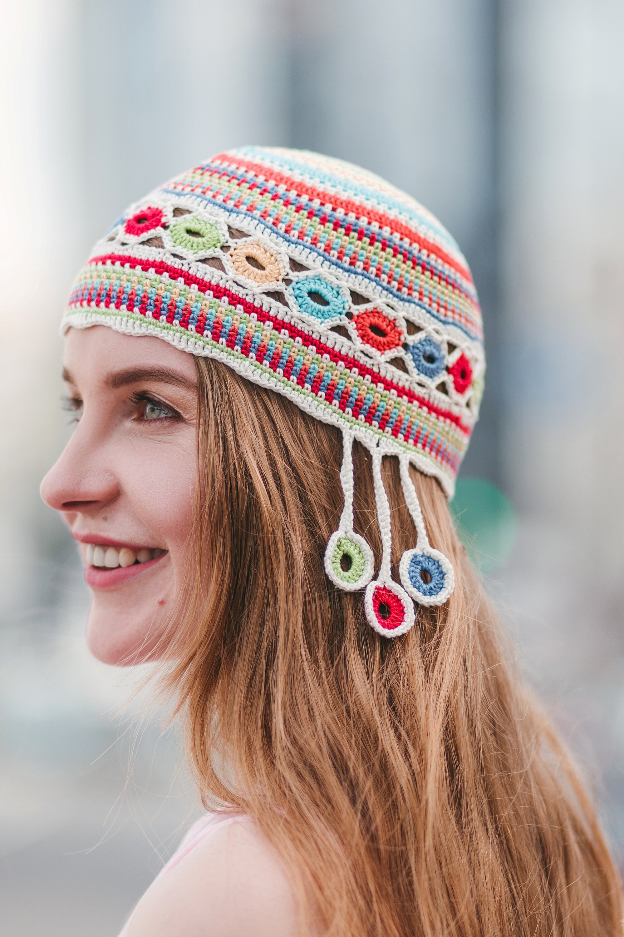 NEW ! Crochet boho hat CROCHET: Crochet a Bohemian Hat Pattern - YouTube main image 4