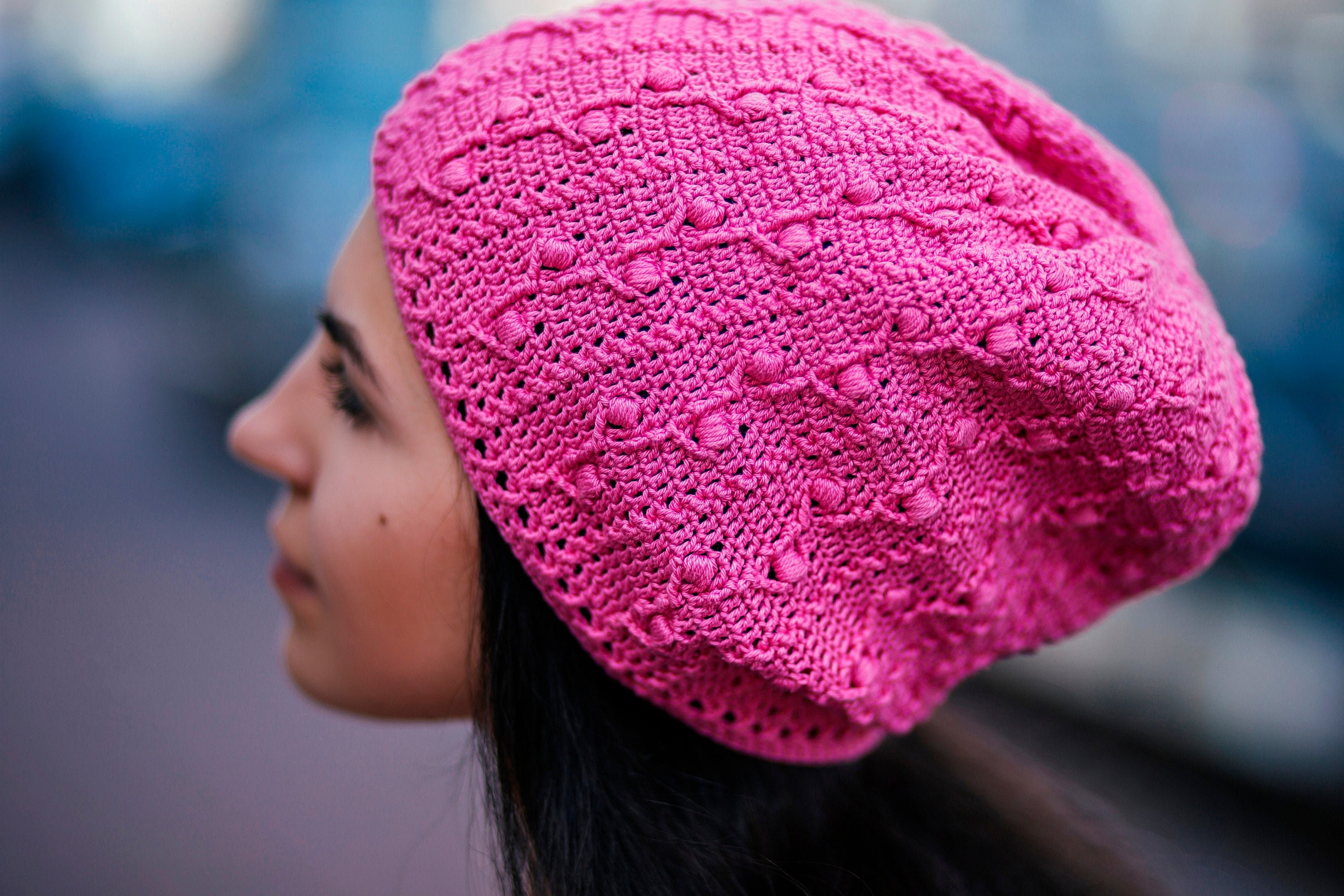 Slouchy Beanie Crochet Pattern Womens 