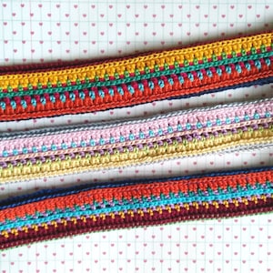 Crochet Headband Pattern: Colorful Scrappy Women’s Headband, PDF Bild 10
