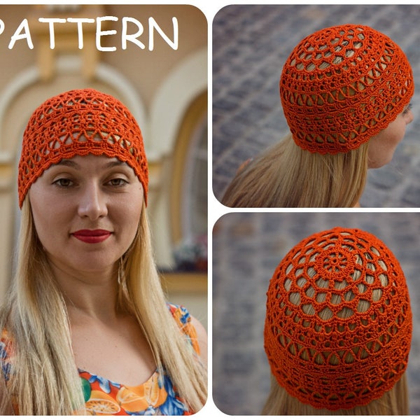 Best Easy Crochet Pattern For Bohemian Style Hat - How To Crochet Beanie - Hat Crochet Graph Pattern - Crochet Women Hat Pattern ItWasYarn