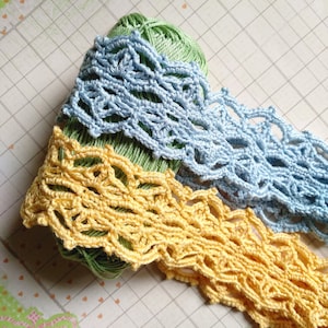 Lacy Crochet Headband Pattern, Boho Hairband Written Pattern, Graph Chart For Summer Women&#39;s Headband, Easy Crochet Pattern, Quick Project