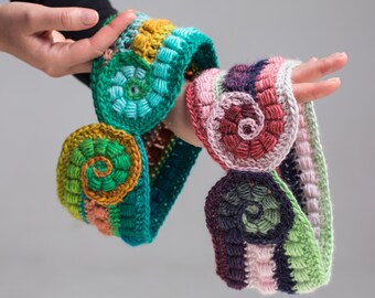 3 crochet patterns - Bundle of twisted ear warmer crochet patterns - Headband pattern adult female size - DK yarn winter crochet pattern