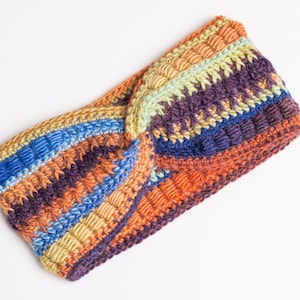 Pattern for Twisted Crochet Ear Warmer: DK Weight Yarn, Written Instructions and Graph Chart, Weekend Fall Crochet Project PDF, Headband DIY