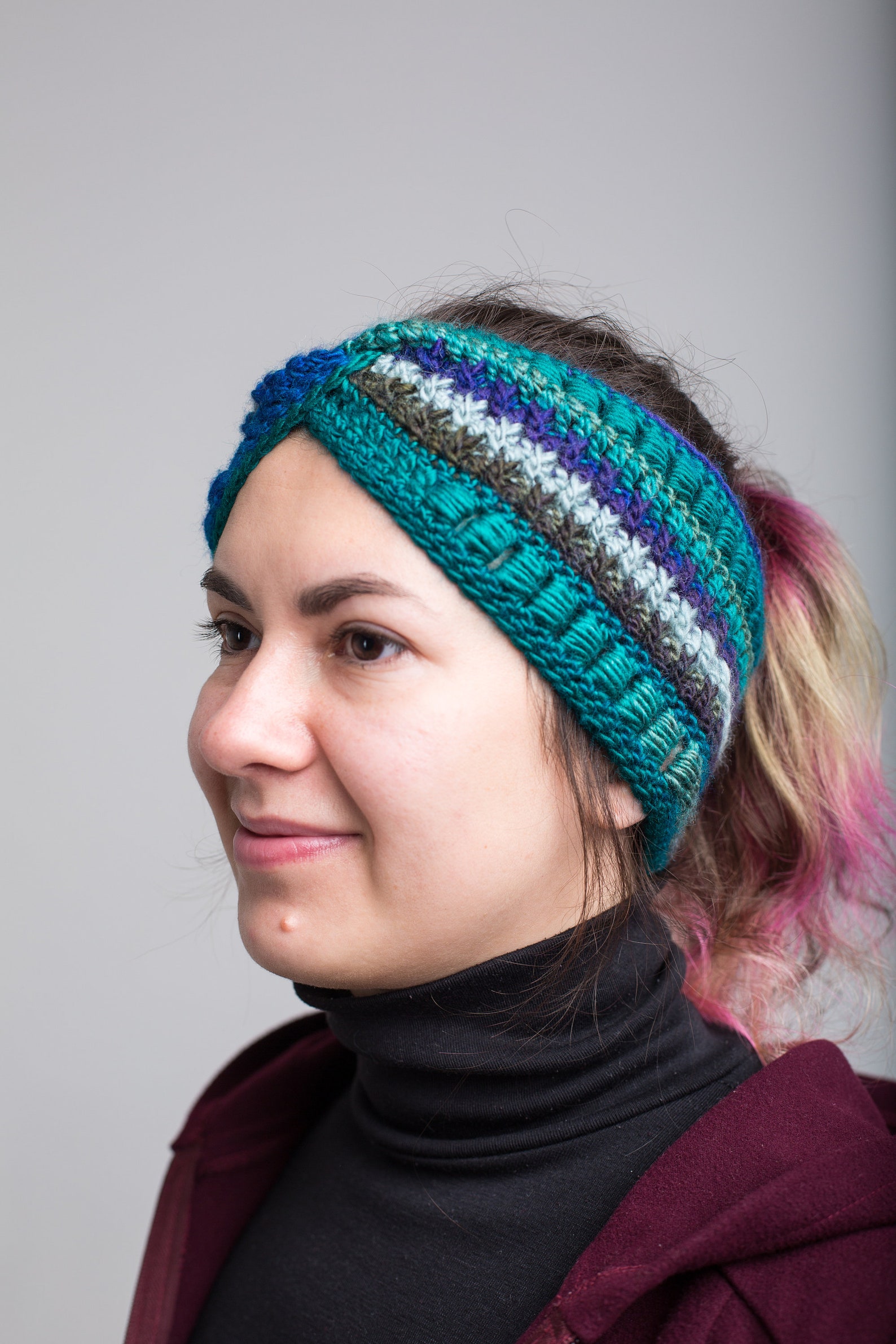 Twisted Ear Warmer Crochet Pattern Written and Graph Etsy