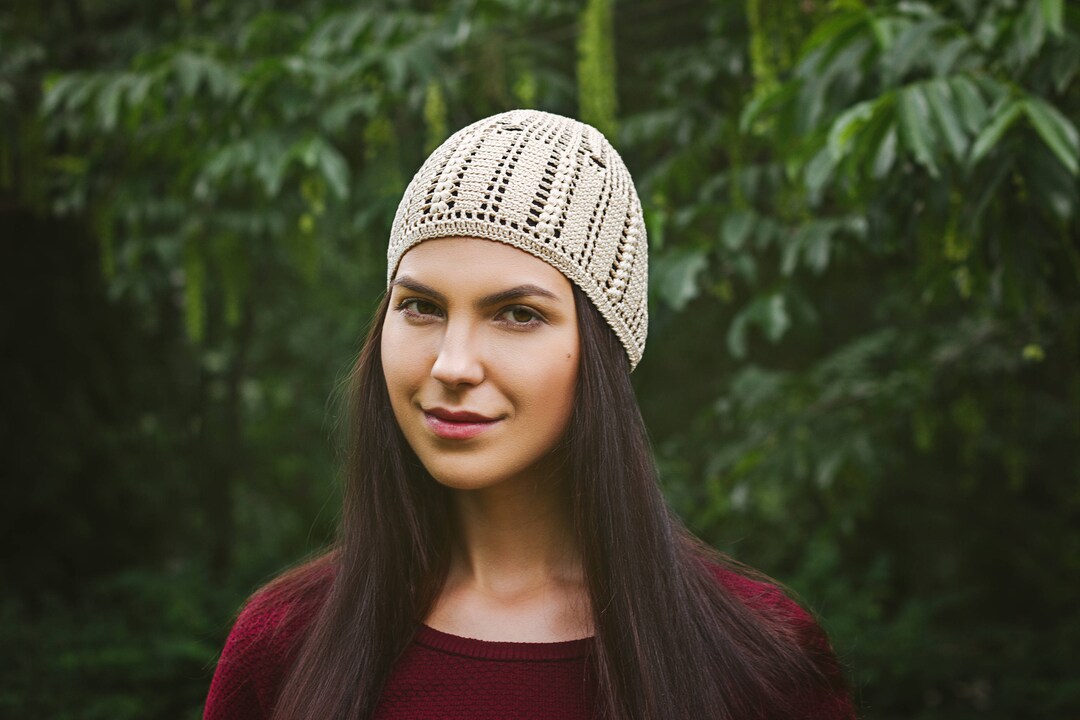 Ribbed Crochet Summer Hat Pattern - Lace Сrochet Сap for Women Pattern ...