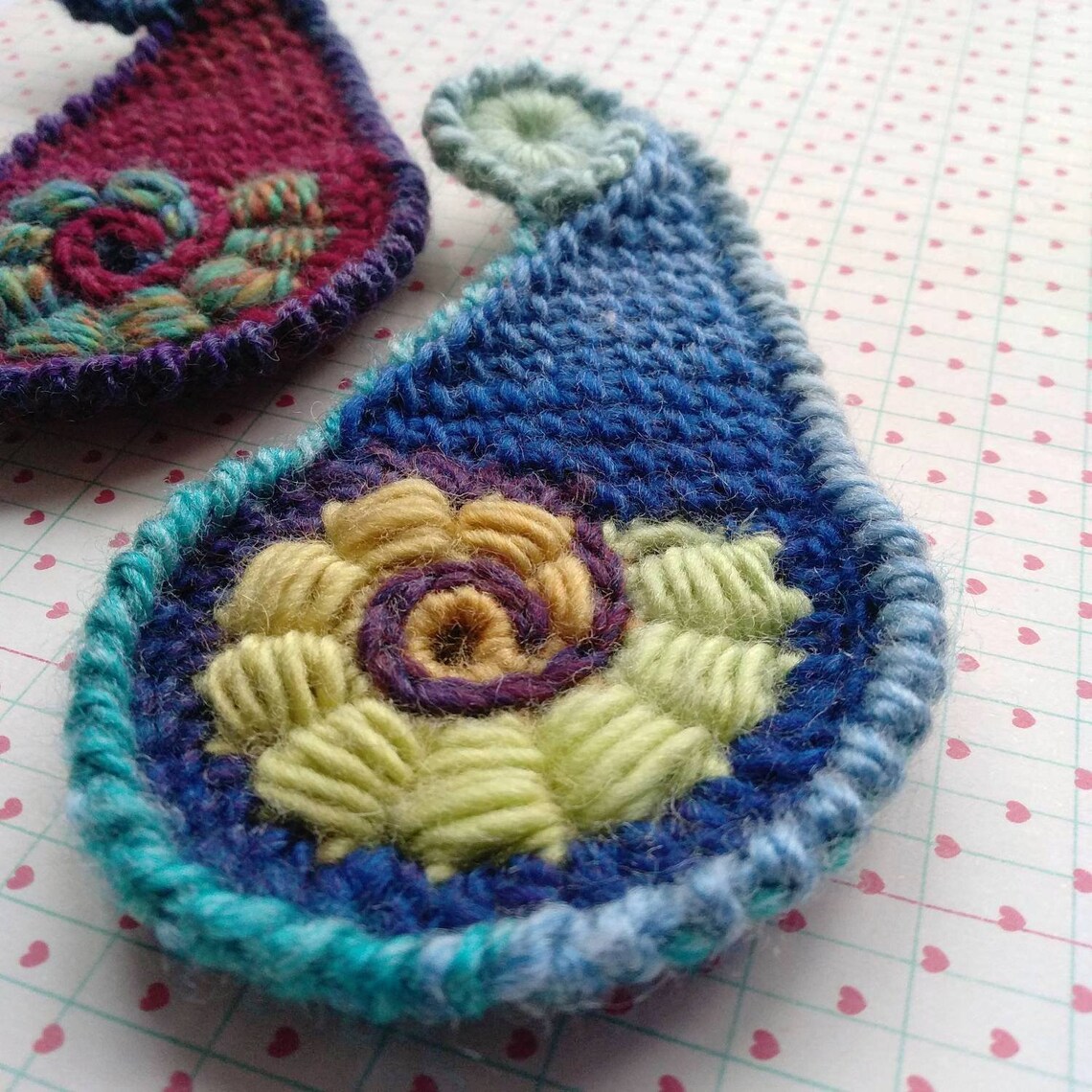 Crochet Paisley Spiral Step by Step Crochet Paisley Pattern | Etsy