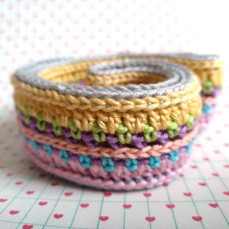 Crochet Headband Pattern: Colorful Scrappy Women’s Headband, PDF Bild 5