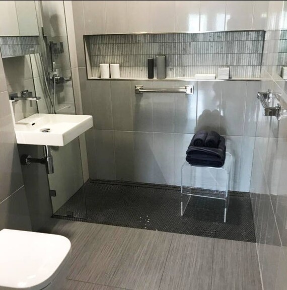 Clear 1/2 Thick Acrylic Lucite Shower Bench with Etsy