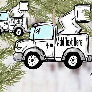Bucket Truck PNG, Bucket Truck Sublimation, Bucket Truck Printable, Christmas Lineman Printable, Lineman Printable, Linewife, Lineman,