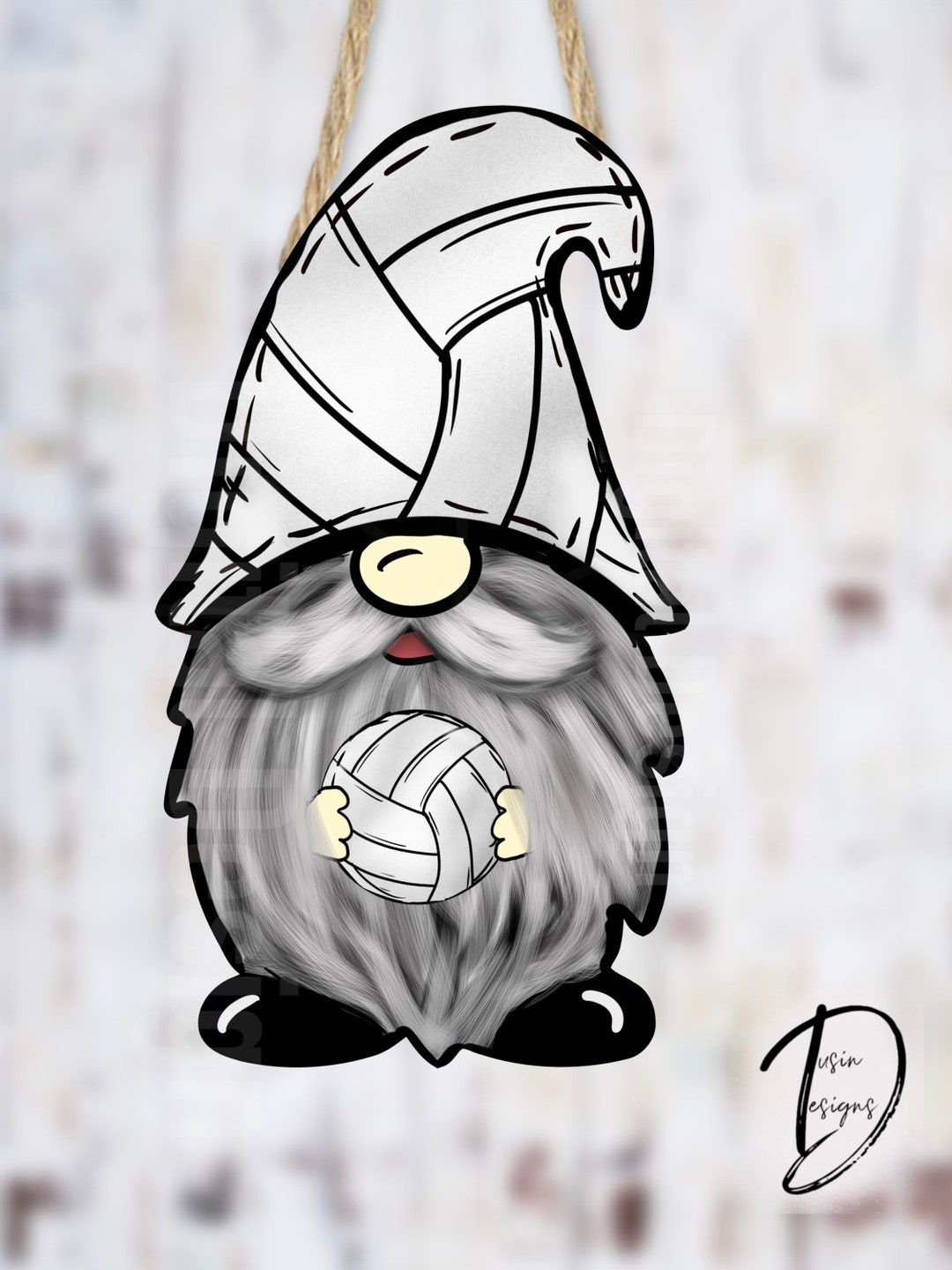 Volleyball Gnome PNG Etsy