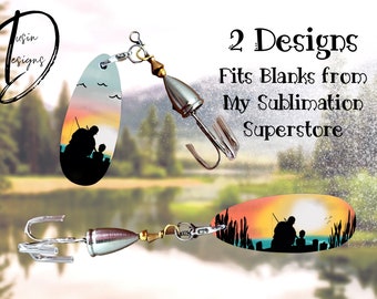 Father Son Fishing Sunset PNG, Fishing Lure Png,  Father's Day PNG, Father's Day Fishing PNG, Saw Blade Digital File, Fishing Digital File,