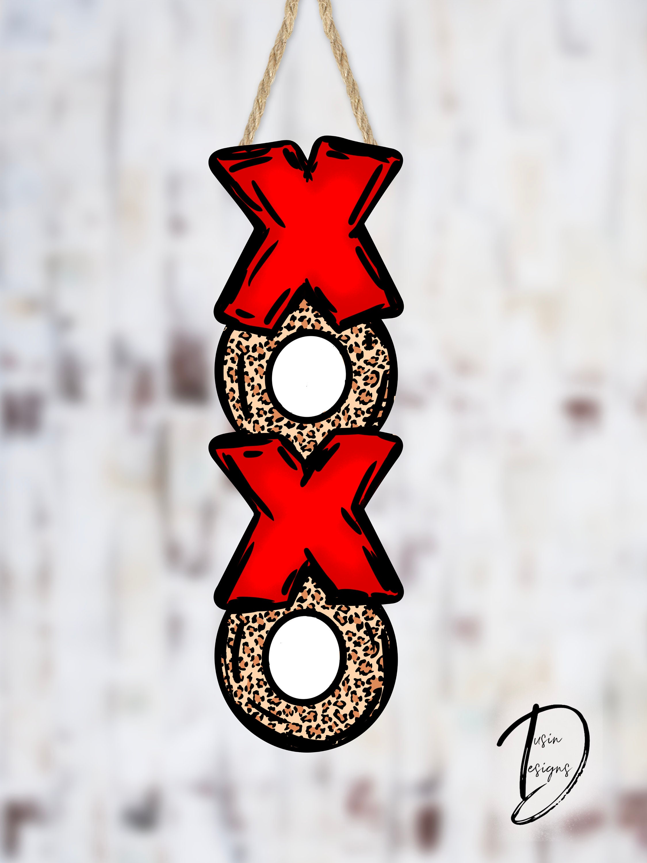 xoxo XOXO Neon Sign with Love Hearts - Voodoo Neon