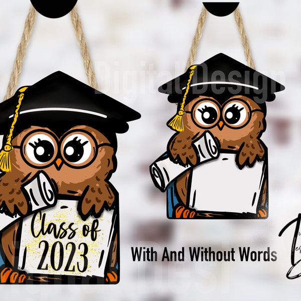 Graduation Owl PNG, Owl PNG, Class of 2023, Graduation PNG,