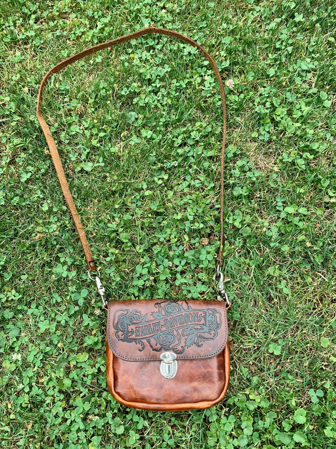 vintage harley davidson purse