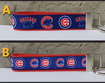 Cubs Inspired Key Fob