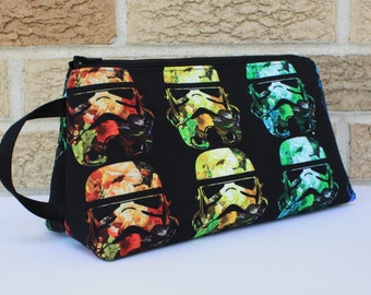Star Wars Inspired Zippered Bag/Toiletry Bag/Makeup Bag/ Travel Bag