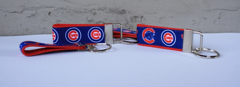 Cubs Inspired Key Fob image 6