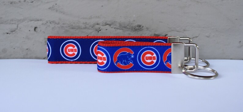 Cubs Inspired Key Fob image 3