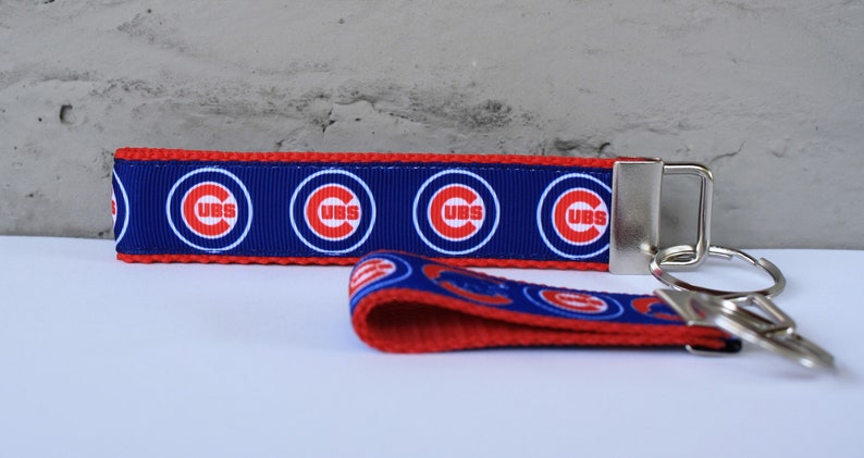 Cubs Inspired Key Fob image 4