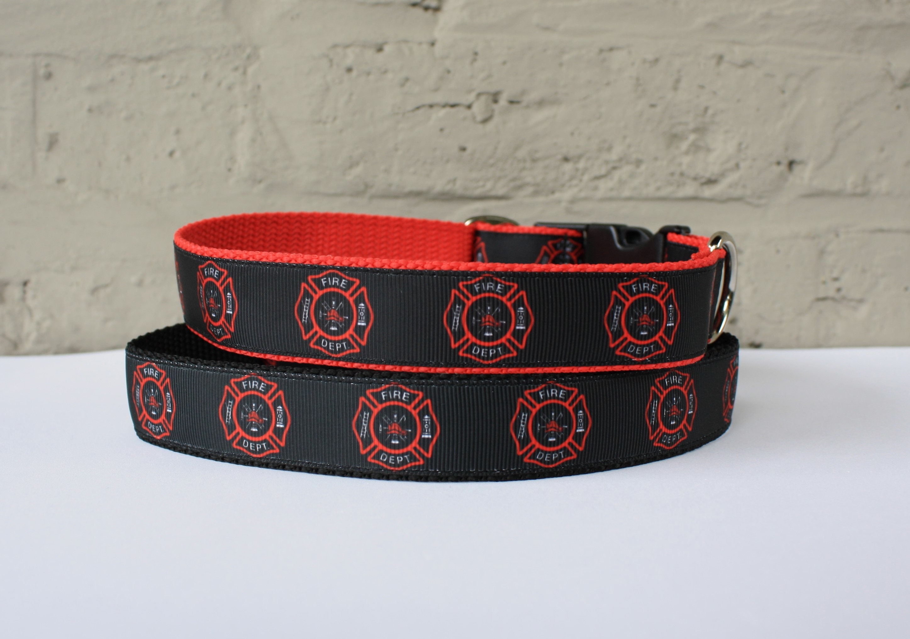 fireman dog collar